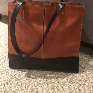 Patricia Nash Toscano Leather Colorblock Tote